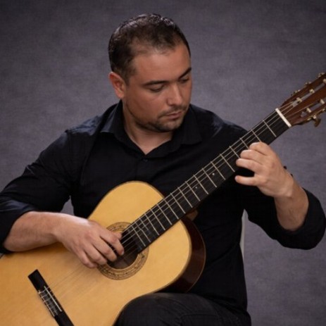 Il chitarrista Marino Giuseppe