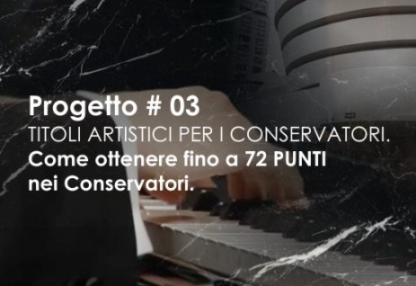 Conservatori musicali e i titoli artistici